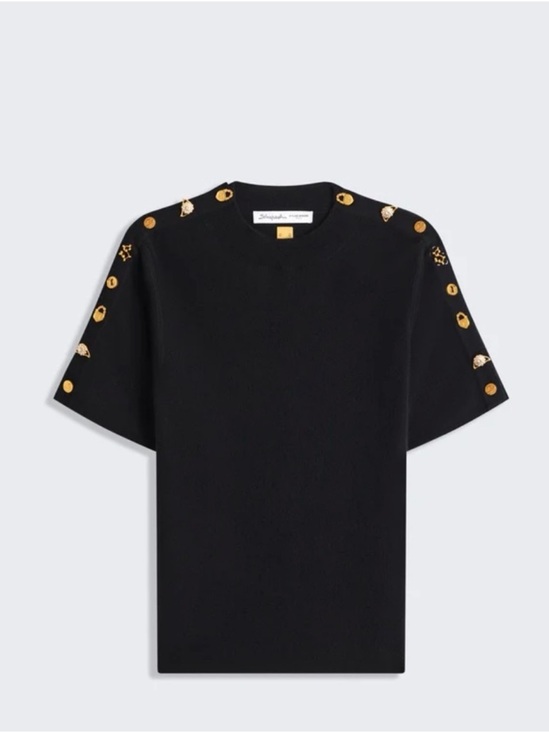 Tops - Bijoux Buttons Sweater